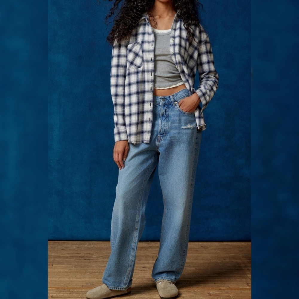 Urban Outfitters BDG Brixton Button-Down Flannel Shirt - Picture 10 of 10